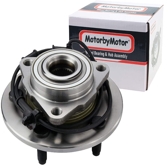 Front Wheel Bearing Hub Assembly Fits for 2002 2003 2004 2005 Dodge Ram 1500 Hub Bearing w/ABS 5 Lugs, 2WD 4WD- 515073