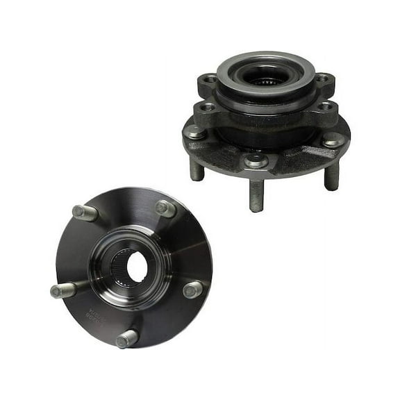 Front Wheel Bearing Hub Assembly - Set of 2 - 5-Lug - Compatible with 2008 - 2013 Nissan Rogue 2009 2010 2011 2012
