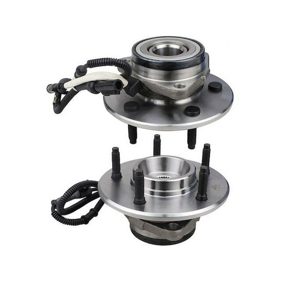 Front Wheel Bearing Hub Assembly Set of 2 - Compatible with 1997 - 2000 Ford Expedition 4WD 1998 1999