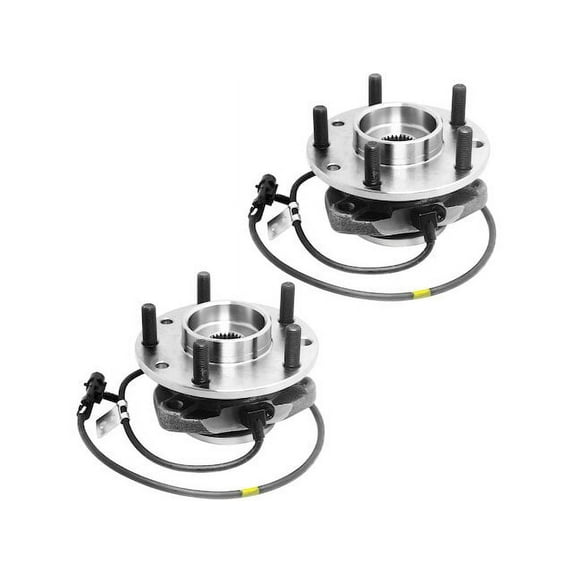 Front Wheel Bearing Hub Assembly Set of 2 - Compatible with 1997 - 2005 Chevy Blazer 4.3L V6 1998 1999 2000 2001 2002 2003 2004
