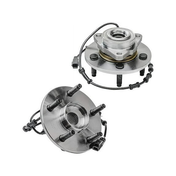 Front Wheel Bearing Hub Assembly Set of 2 - Compatible with 2002 - 2005 Dodge Ram 1500 2003 2004