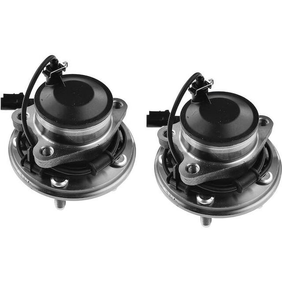 Front Wheel Bearing Hub Assembly Set of 2 - Compatible with 2004 - 2009 Jaguar XJ8 2005 2006 2007 2008