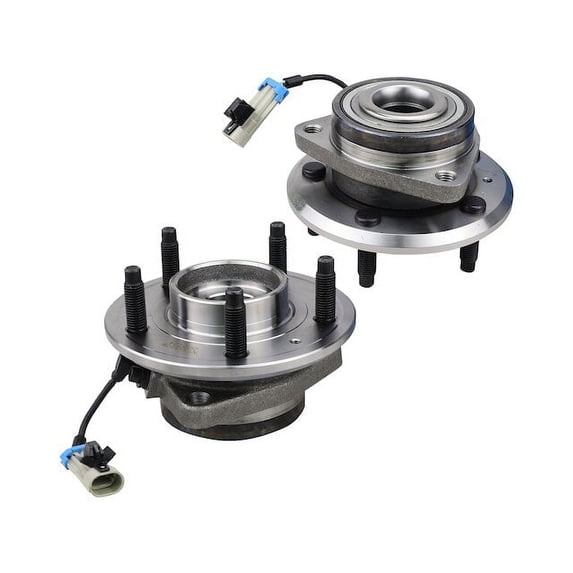 Front Wheel Bearing Hub Assembly - Set of 2 - Compatible with 2007 - 2009 Chevy Equinox AWD, FWD 2008