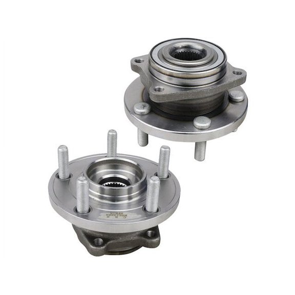 Front Wheel Bearing Hub Assembly Set of 2 - Compatible with 2008 - 2010 Dodge Avenger with Non-ABS Brakes 2009