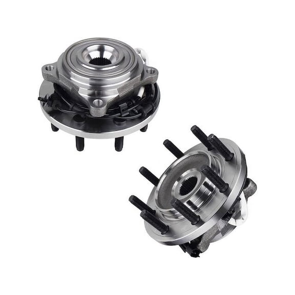 Front Wheel Bearing Hub Assembly Set of 2 - Compatible with 2014 - 2018 Ram 2500 (8-Lug) 2015 2016 2017