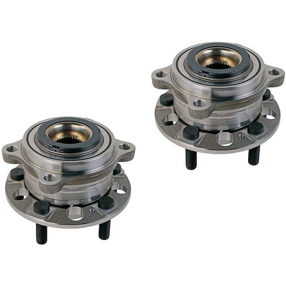 Front Wheel Bearing Hub Assembly Set of 2 - Compatible with 2015 - 2020 Hyundai Santa Fe 2016 2017 2018 2019