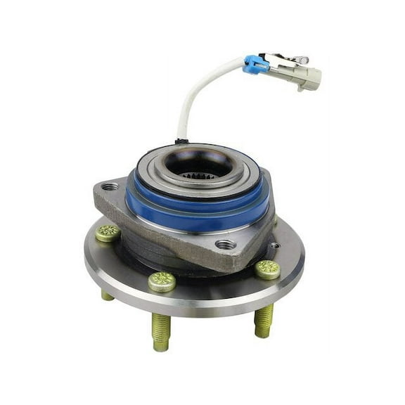 Front Wheel Bearing Hub Assembly - with Heavy Duty Design and Plastic Sensor Wire Clip - Compatible with 2001 - 2005 Buick LeSabre 2002 2003 2004