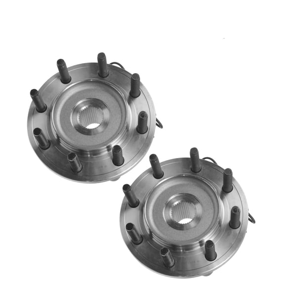 Front Wheel Bearing & Hubs For Dodge Ram 2500 Ram 3500 Ram 2500 3500 4x4 w/ ABS