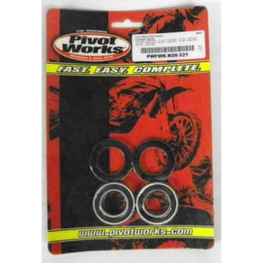 Front Wheel Bearing and Seal Kit Compatible with 1993-2007 Kawasaki KX125 KX250 1994-2004 KX500 2-Stroke 2004-2020 KX250F 2006-2018 KX450F 4-Stroke and 2004-2006 Suzuki RM-Z250 MX Bike
