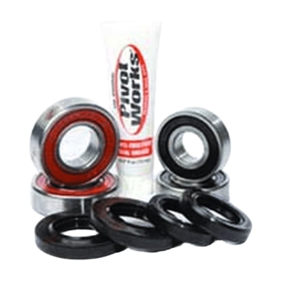 Front Wheel Bearing Seal Kit Compatible with 2001-2005 Yamaha YFM660R Raptor 660cc Air-Cooled and 2006-2024 YFM700R Raptor 686cc Liquid-Cooled 4-Stroke Sport ATV 93306-20518 93102-30001