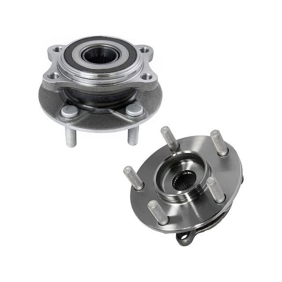 Front Wheel Bearing Set - Compatible with 2014 - 2018 Mazda 3 2015 2016 2017
