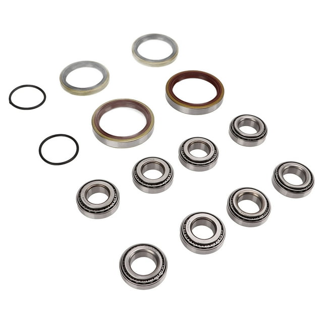 Front Wheel Bearings Seals Kit Steel High Strength Replacement for