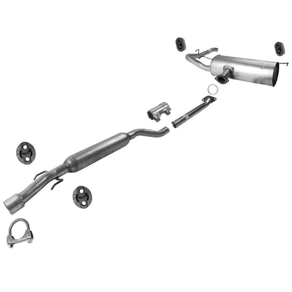 Front Wheel Drive Exhaust System for Toyota Sienna 2004-2010 Front Wheel Drive