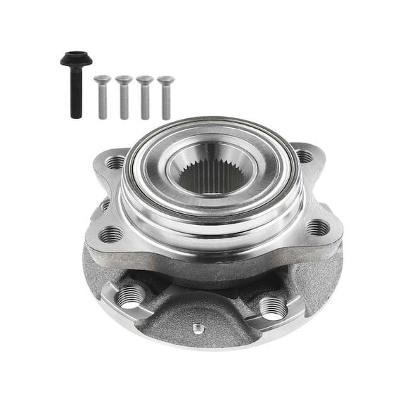 Front Wheel Hub Assembly 1 - Compatible with 2002 - 2008 Audi A4 Quattro - Autopart Premium