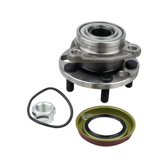 Front Wheel Hub Assembly - Compatible with 1984 - 2005 Chevy Cavalier 1985 1986 1987 1988 1989 1990 1991 1992 1993 1994 1995 1996 1997 1998 1999 2000 2001 2002 2003 2004