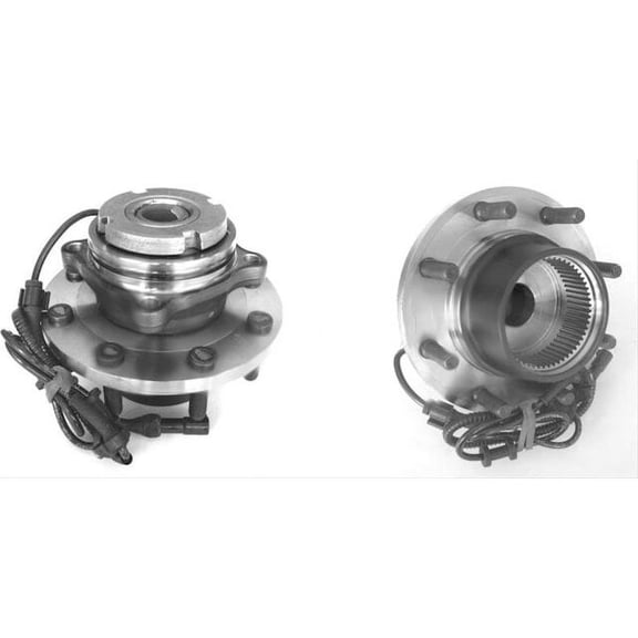 Front Wheel Hub Assembly - Compatible with 1999 - 2004 Ford F-250 Super Duty 4WD 2000 2001 2002 2003