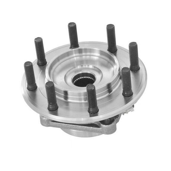 Front Wheel Hub Assembly - Compatible with 2001 - 2006 Chevy Silverado 3500 4WD 2002 2003 2004 2005