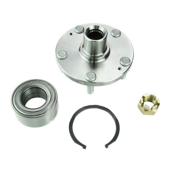 Front Wheel Hub Assembly - Compatible with 2003 - 2008 Hyundai Tiburon FWD 2.0L 4-Cylinder 2004 2005 2006 2007