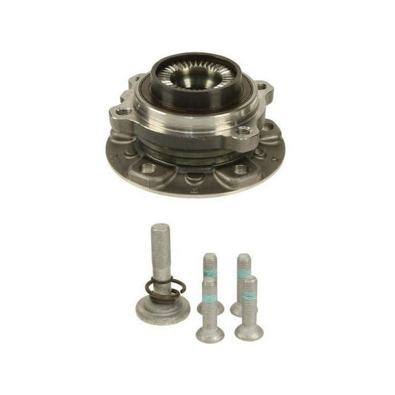 Front Wheel Hub Assembly - Compatible with 2012 - 2016 BMW 528i xDrive 2013 2014 2015
