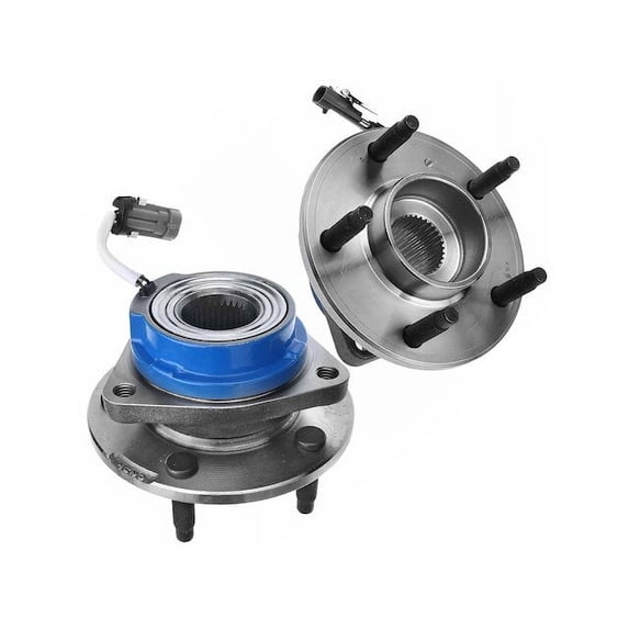 Front Wheel Hub Assembly Set 2 - Compatible with 1997 - 2008 Pontiac Grand Prix - Autopart Premium