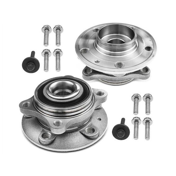 Front Wheel Hub Assembly Set 2 - Compatible with 1999 - 2006 Volvo S80 2000 2001 2002 2003 2004 2005