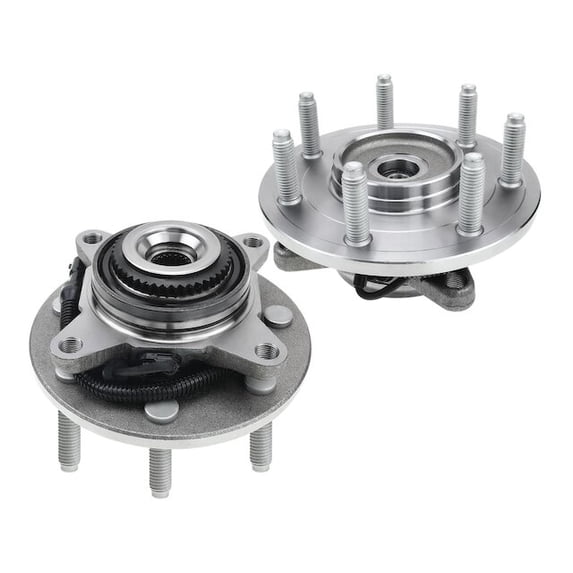 Front Wheel Hub Assembly Set 2 - Compatible with 2005 - 2008 Ford F-150 2006 2007