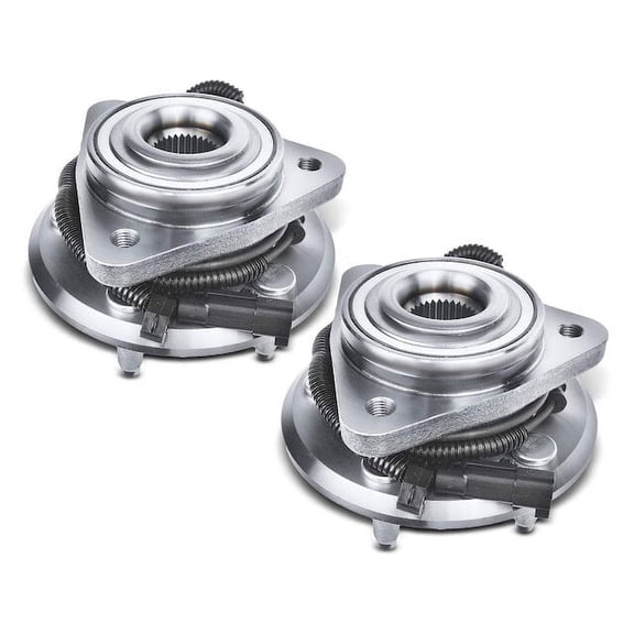 Front Wheel Hub Assembly Set 2 - Compatible with 2007 - 2011 Dodge Nitro 2008 2009 2010