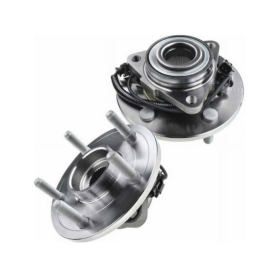 Front Wheel Hub Assembly Set 2 - Compatible with 2019 Ram 1500 Classic - Autopart Premium