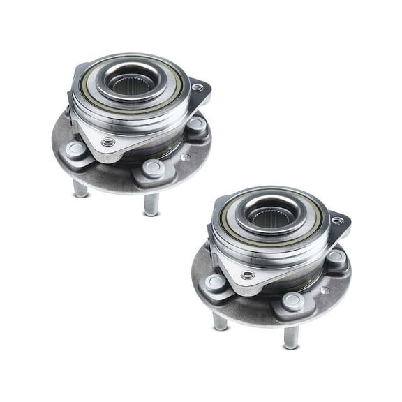 Front Wheel Hub Assembly Set 2 - Compatible with 2020 Jeep Gladiator 3.6L V6 - Autopart Premium