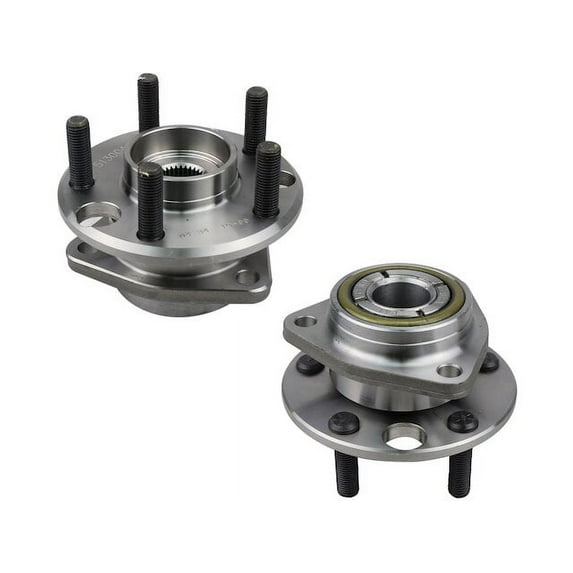 Front Wheel Hub Assembly Set - Compatible with 1982 - 1983 Pontiac J2000 FWD