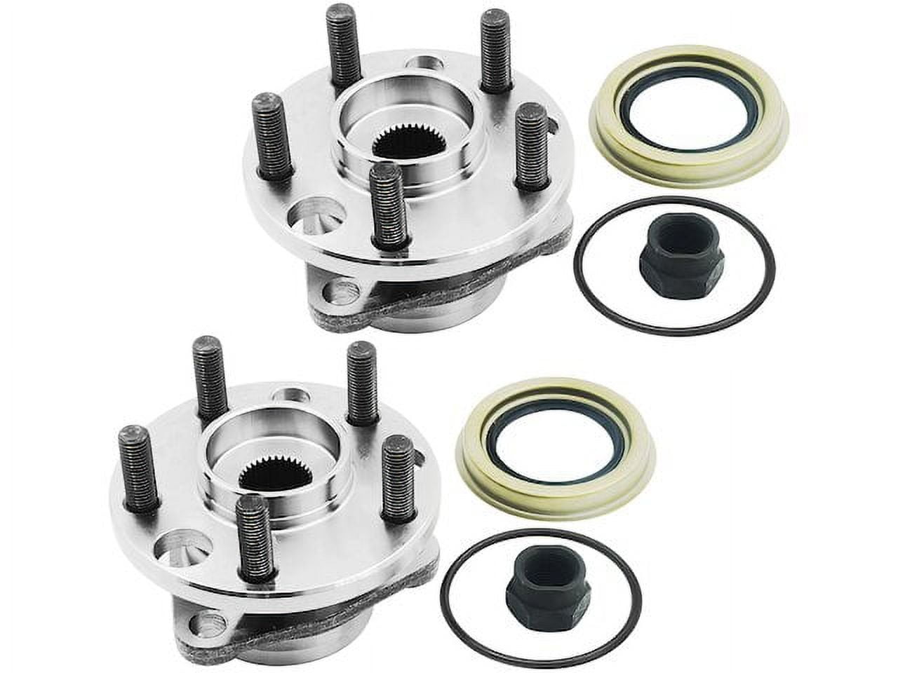 Front Wheel Hub Assembly Set Compatible with 1984 1989 Buick