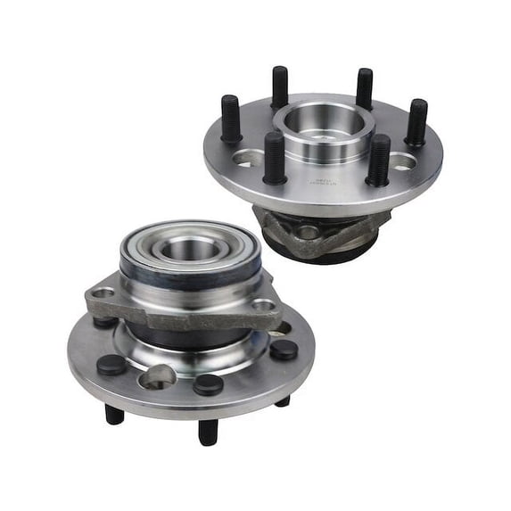 Front Wheel Hub Assembly Set - Compatible with 1988 - 1994 GMC K1500 4WD 1989 1990 1991 1992 1993