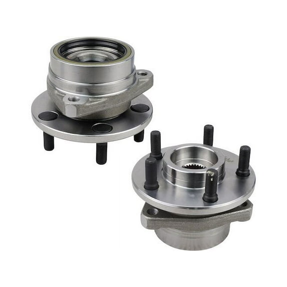 Front Wheel Hub Assembly Set - Compatible with 1989 Jeep Wagoneer RWD