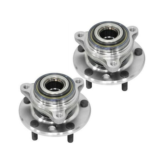 Front Wheel Hub Assembly Set - Compatible with 1991 Chevy Blazer 4WD 2-Door
