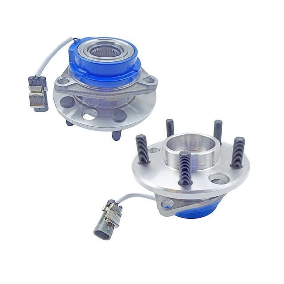 Front Wheel Hub Assembly Set - Compatible with 1992 - 1999 Oldsmobile 88 1993 1994 1995 1996 1997 1998