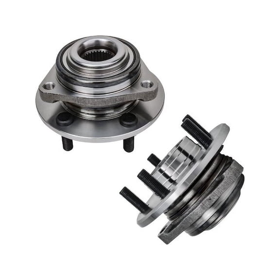 Front Wheel Hub Assembly Set - Compatible with 1993 - 1997 Eagle Vision 1994 1995 1996