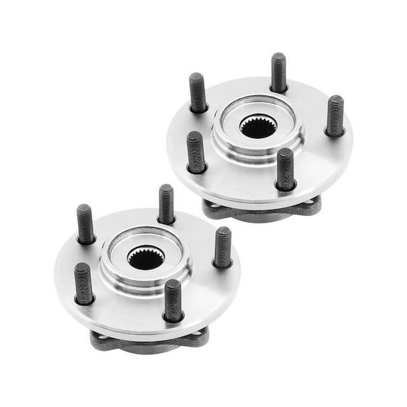 Front Wheel Hub Assembly Set - Compatible with 1995 - 2005 Mitsubishi Eclipse 1996 1997 1998 1999 2000 2001 2002 2003 2004