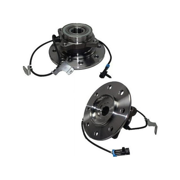 Front Wheel Hub Assembly Set - Compatible with 1996 - 1999 Chevy K1500 1997 1998