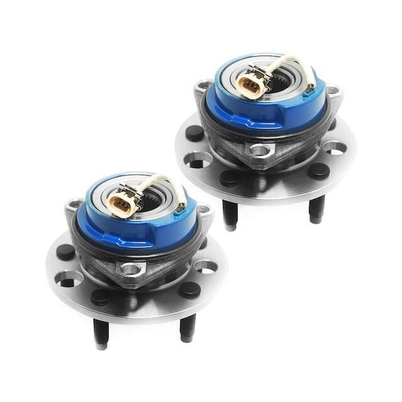 Front Wheel Hub Assembly Set - Compatible with 1996 - 1999 Oldsmobile LSS FWD 1997 1998