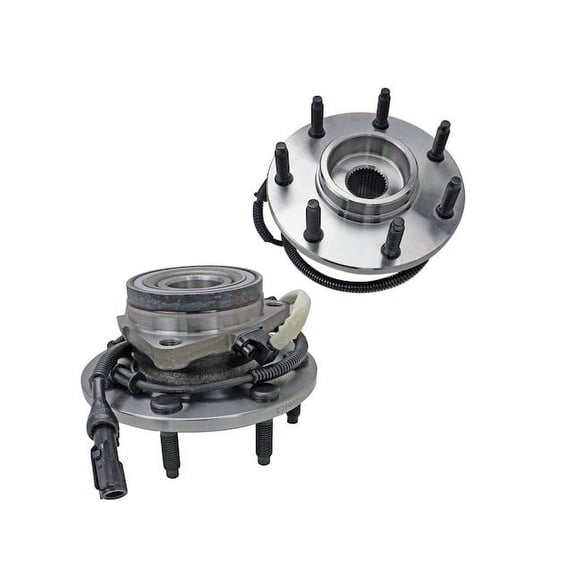 Front Wheel Hub Assembly Set - Compatible with 1997 - 1999 Ford F-250 4WD 1998