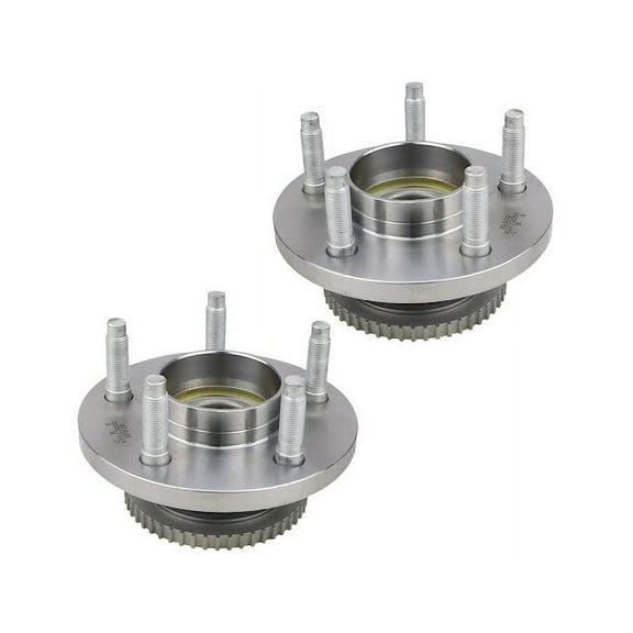 Front Wheel Hub Assembly Set - Compatible with 1997 - 2002 Lincoln Town Car RWD 1998 1999 2000 2001