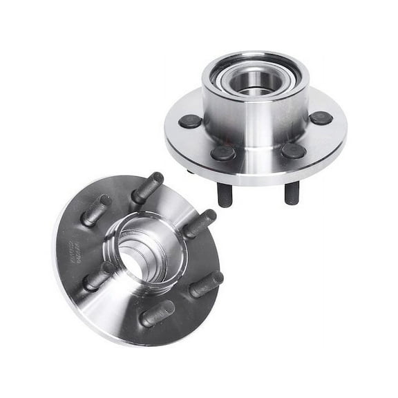 Front Wheel Hub Assembly Set - Compatible with 1997 - 2004 Dodge Dakota 1998 1999 2000 2001 2002 2003