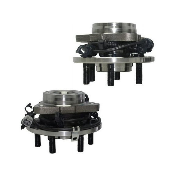 Front Wheel Hub Assembly Set - Compatible with 1997 - 2004 Dodge Dakota 1998 1999 2000 2001 2002 2003