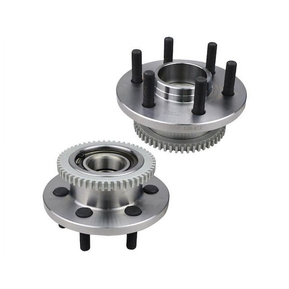 Front Wheel Hub Assembly Set - Compatible with 1997 - 2004 Dodge Dakota RWD 1998 1999 2000 2001 2002 2003