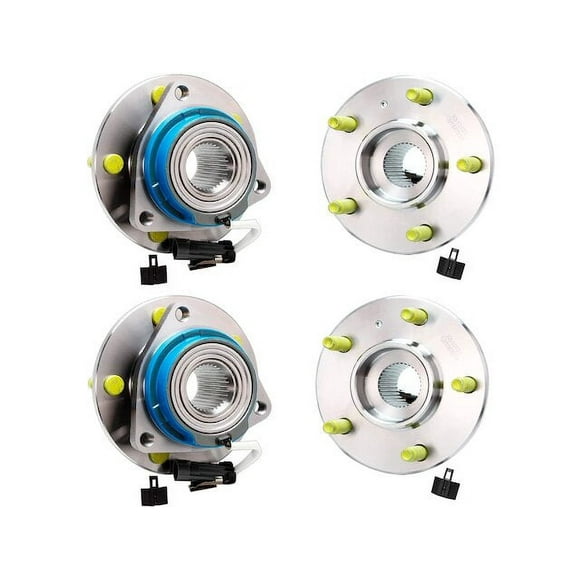 Front Wheel Hub Assembly Set - Compatible with 1997 - 2005 Buick Century 1998 1999 2000 2001 2002 2003 2004