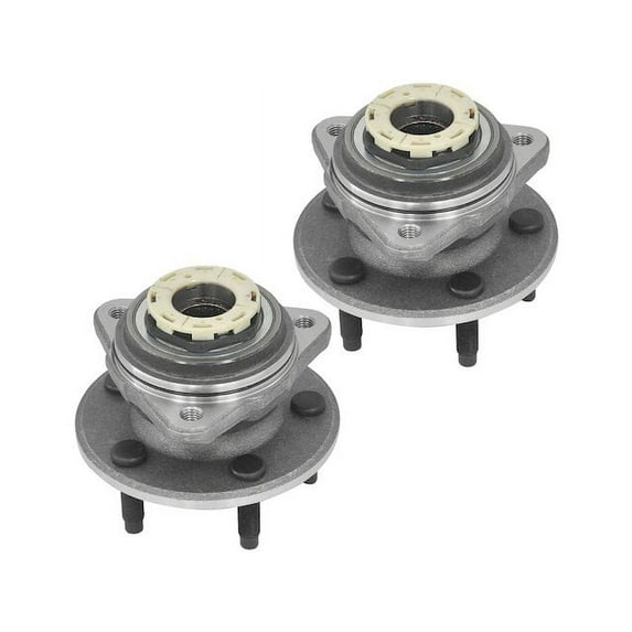 Front Wheel Hub Assembly Set - Compatible with 1998 - 2000 Mazda B4000 4WD 1999