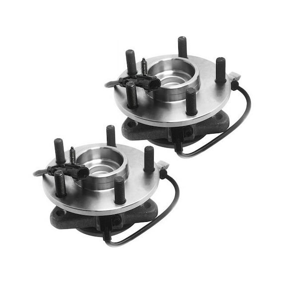 Front Wheel Hub Assembly Set - Compatible with 1998 - 2005 Chevy Blazer RWD 1999 2000 2001 2002 2003 2004
