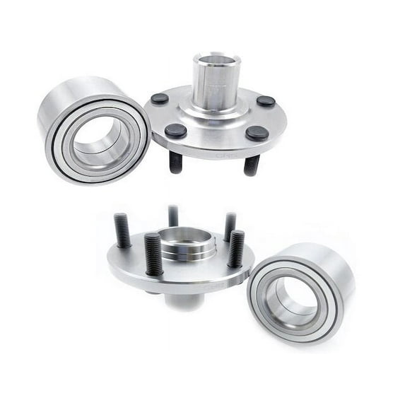 Front Wheel Hub Assembly Set - Compatible with 1999 - 2003 RX300 AWD 2000 2001 2002