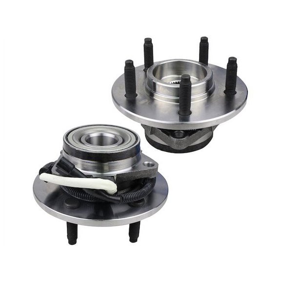 Front Wheel Hub Assembly Set - Compatible with 2000 - 2002 Ford Expedition 4WD 2001