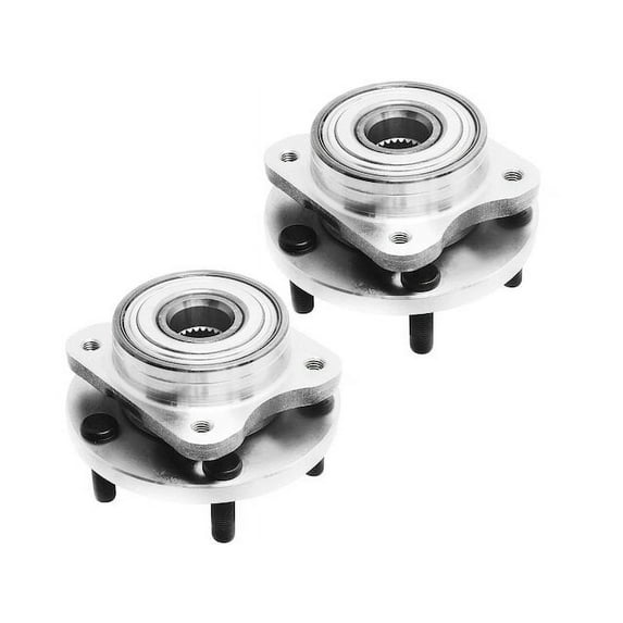 Front Wheel Hub Assembly Set - Compatible with 2000 Chrysler Grand Voyager